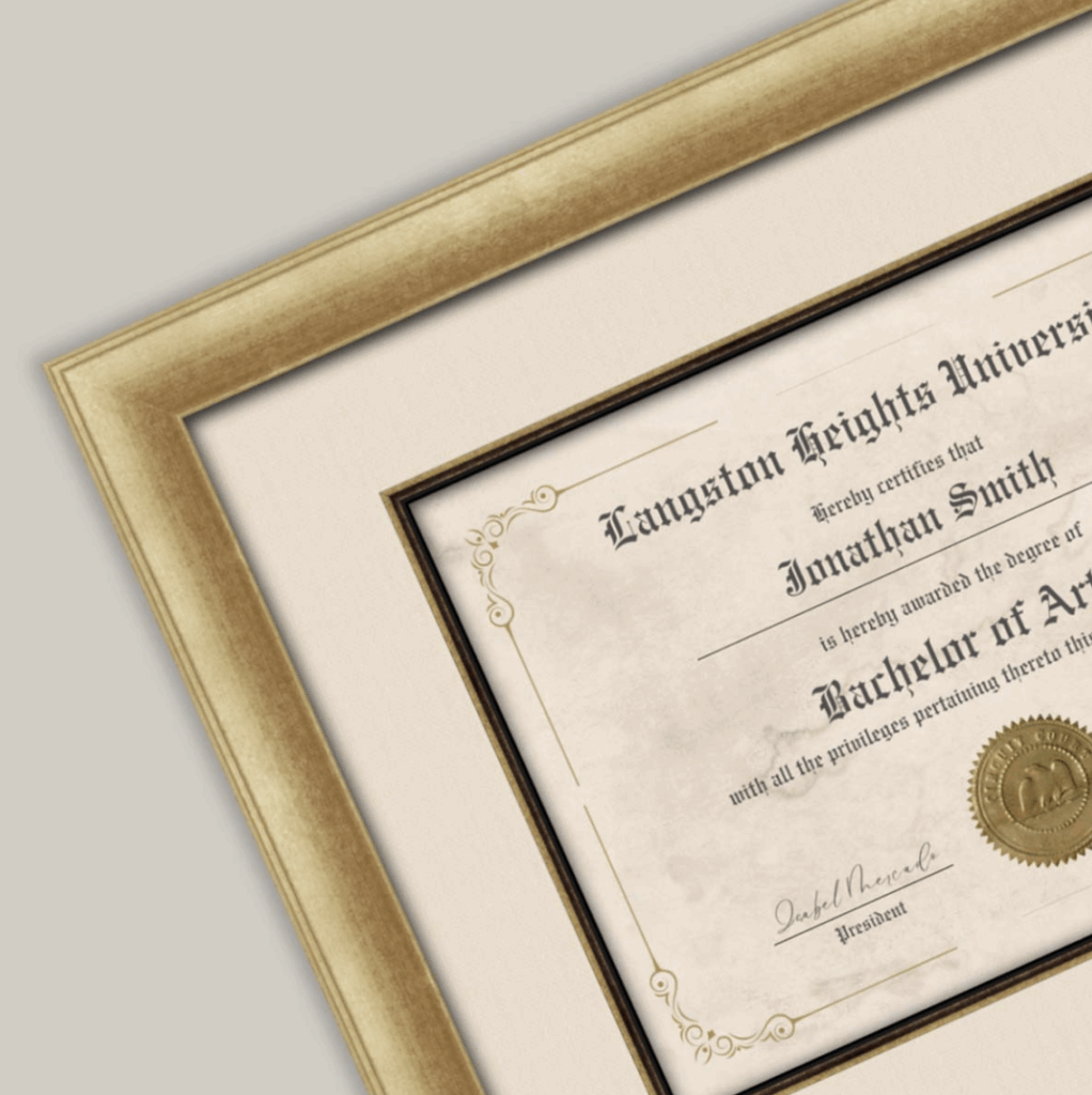 Fastframe Diploma Framing